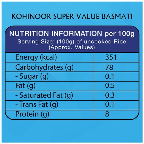 Kohinoor Basmati Rice - Authentic, Super Value, 5 kg
